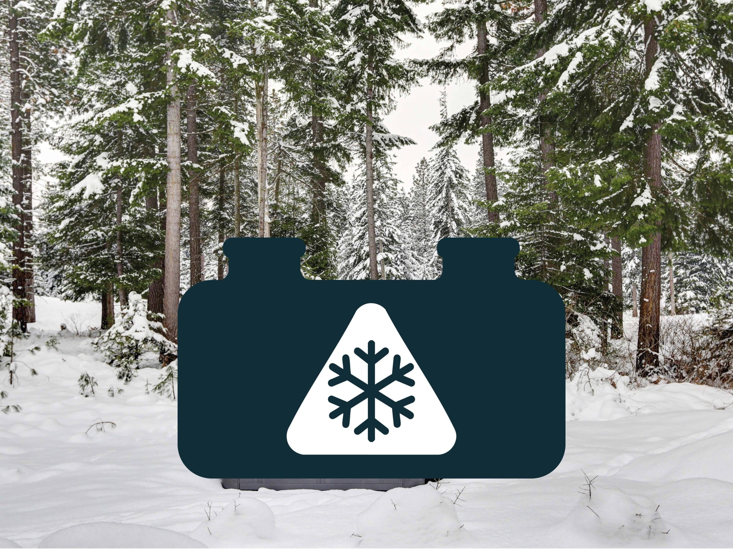 Fosse septique en hiver